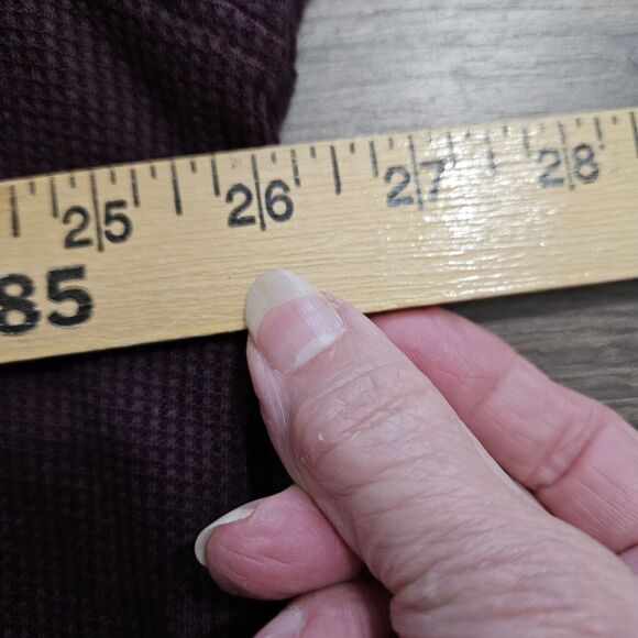 Spring + Mercer Shirt Mens 2XL Purple Long Sleeve Cotton Blend 1/4 Zip Pullover - Picture 5 of 9